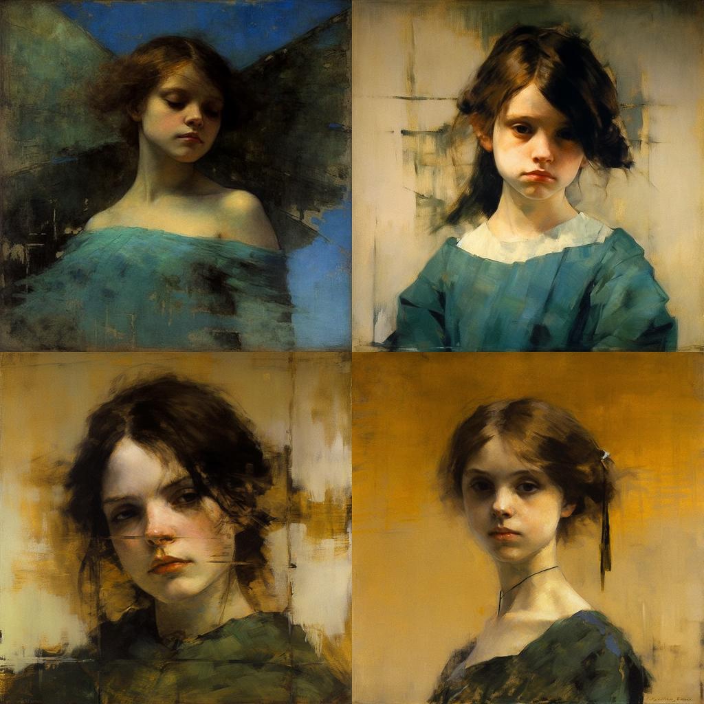 Abbott Handerson Thayer style, Midjourney V5.1, render 1 of 4