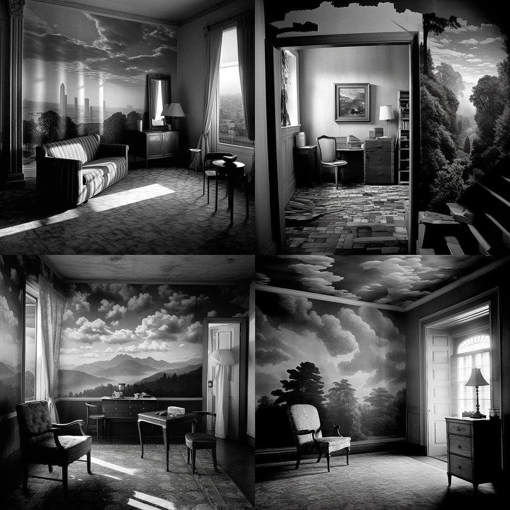 Abelardo Morell style, Midjourney V5.1, render 1 of 4
