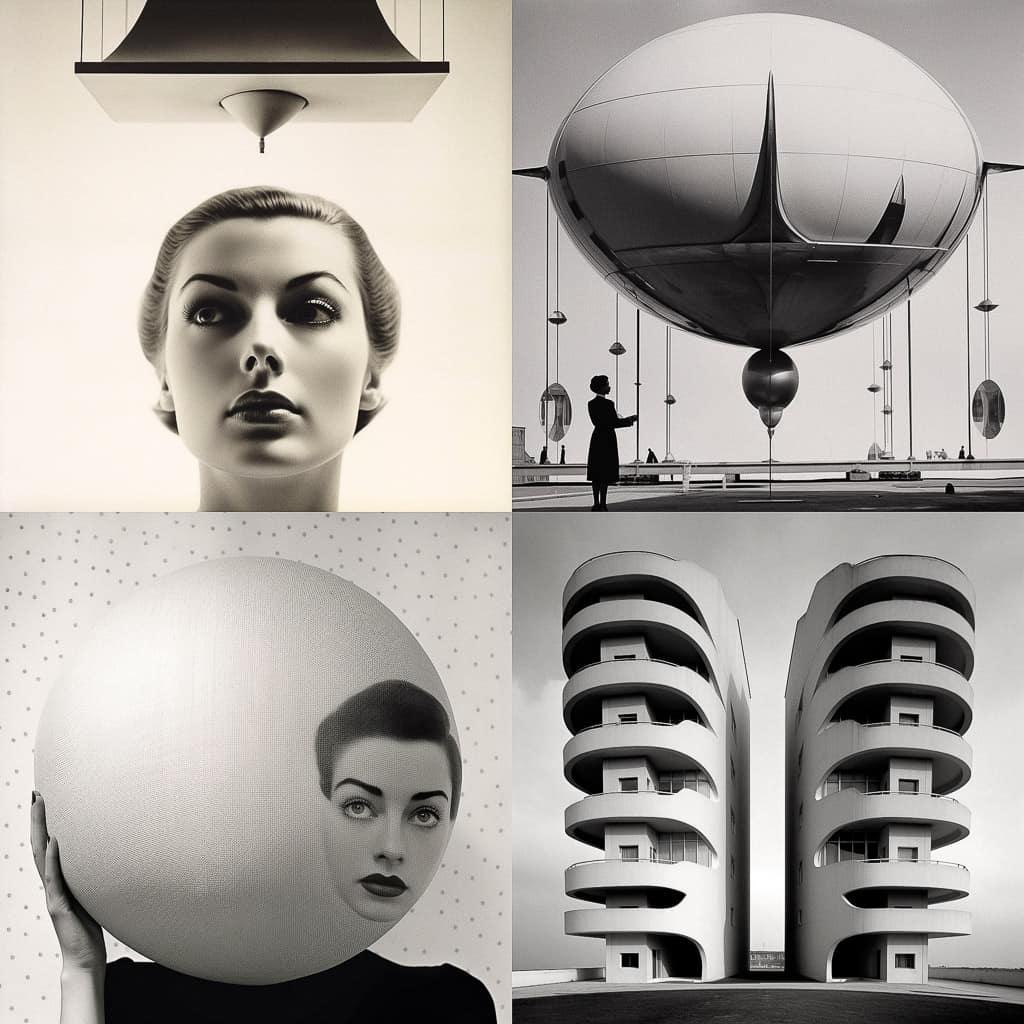 Achille Castiglioni style, Midjourney V5.1, render 1 of 4