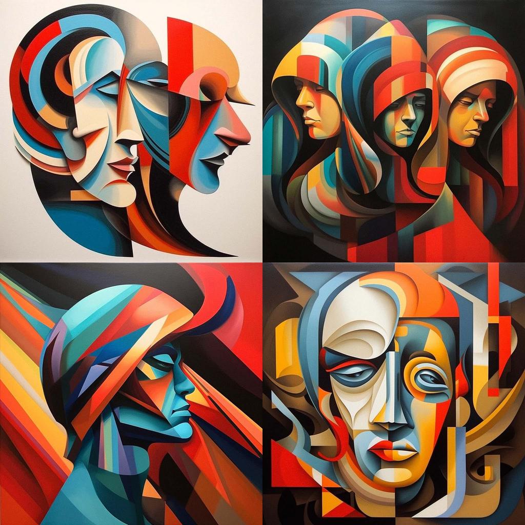 Adam Neate style, Midjourney V5.1, render 1 of 4