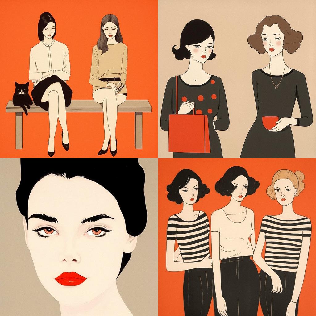 Agathe Sorlet style, Midjourney V5.1, render 1 of 4