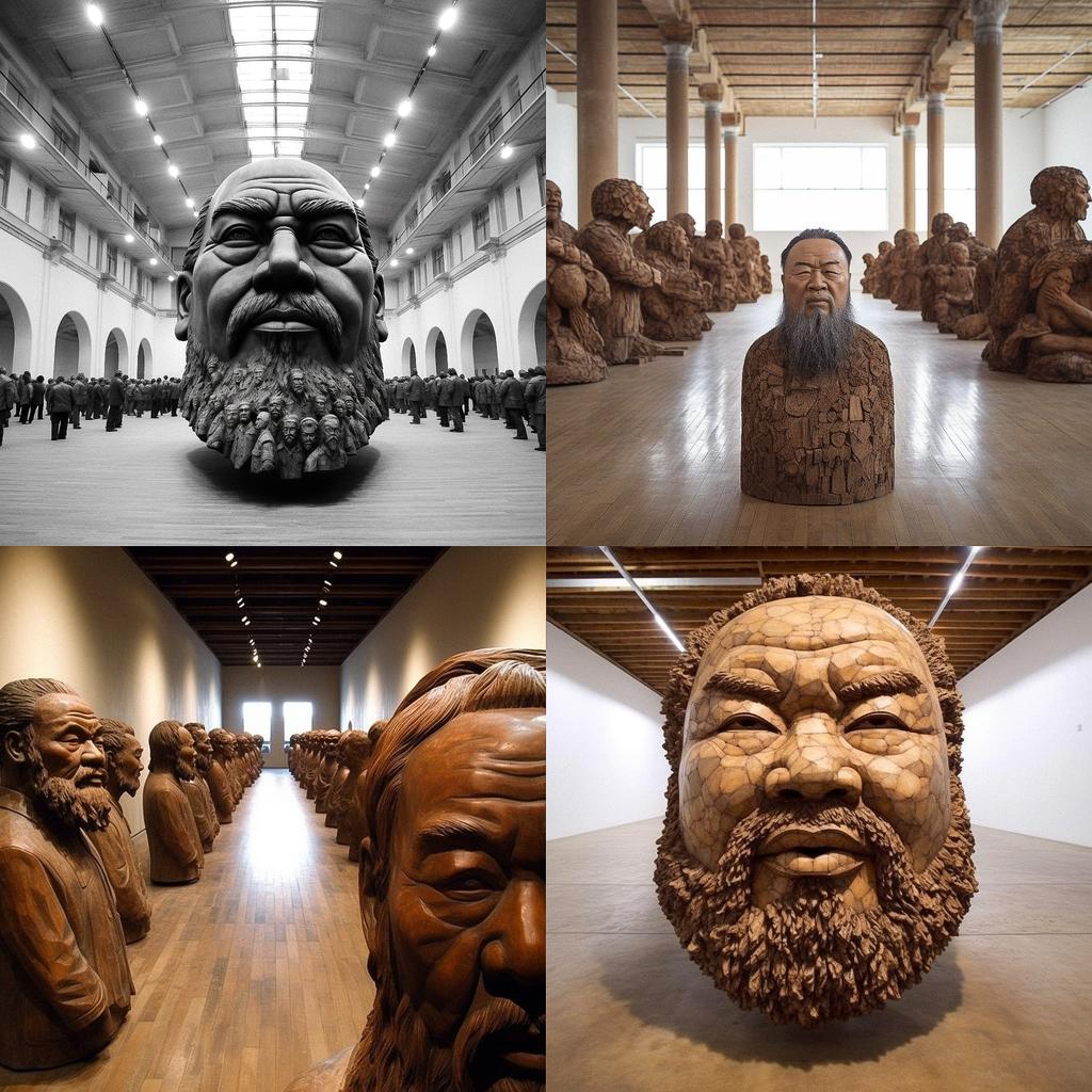 Ai Weiwei style, Midjourney V5.1, render 1 of 4