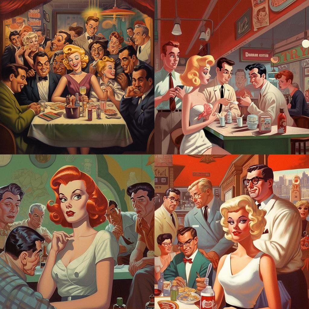 Al Capp style, Midjourney V5.1, render 1 of 4