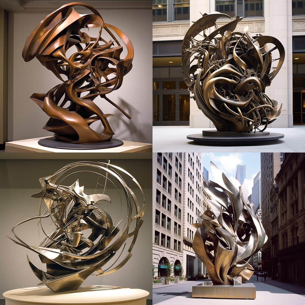 Albert Paley style, Midjourney V5.1, render 1 of 4