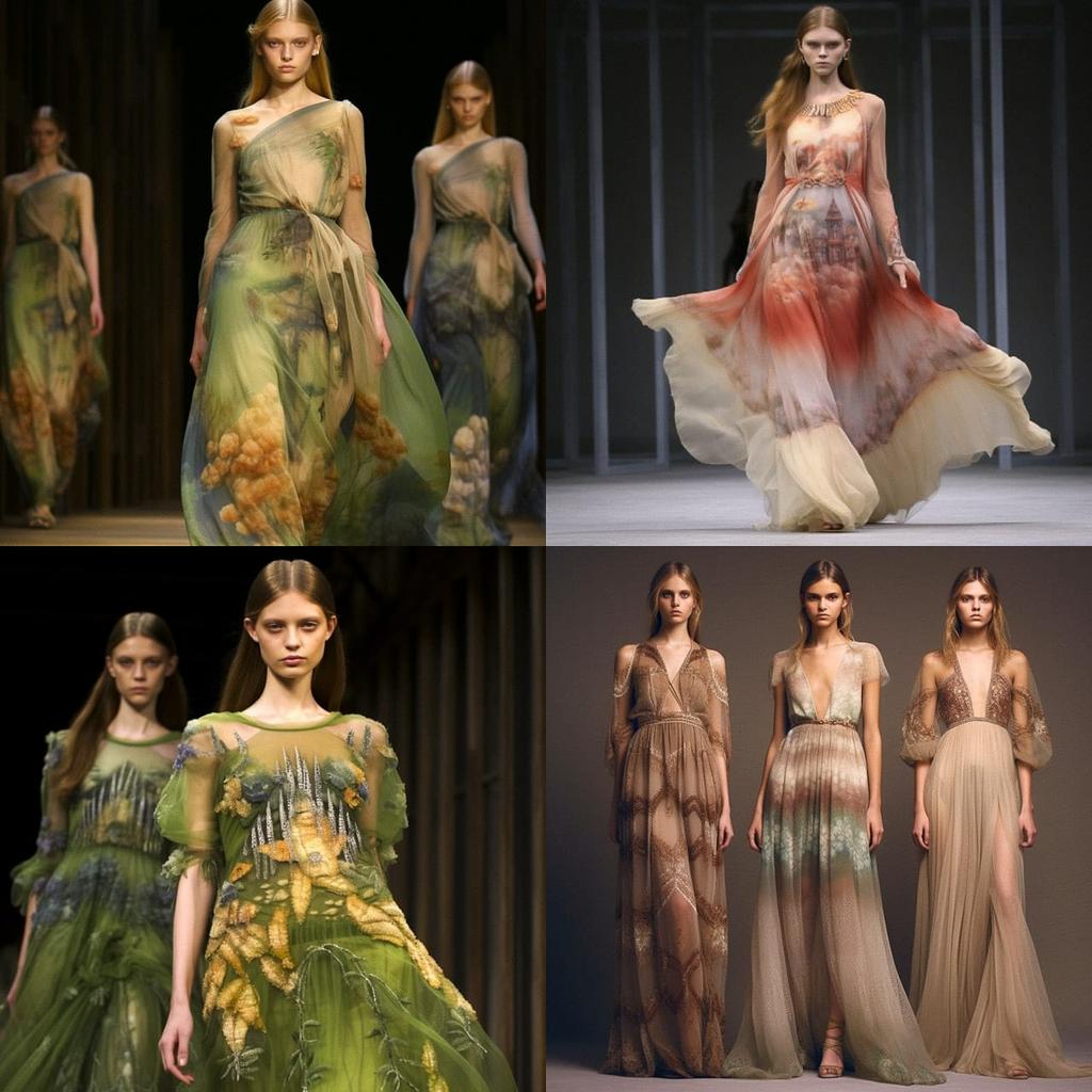 Alberta Ferretti style, Midjourney V5.1, render 1 of 4