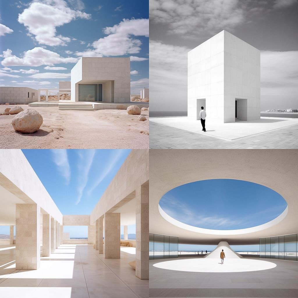 Alberto Campo Baeza style, Midjourney V5.1, render 1 of 4