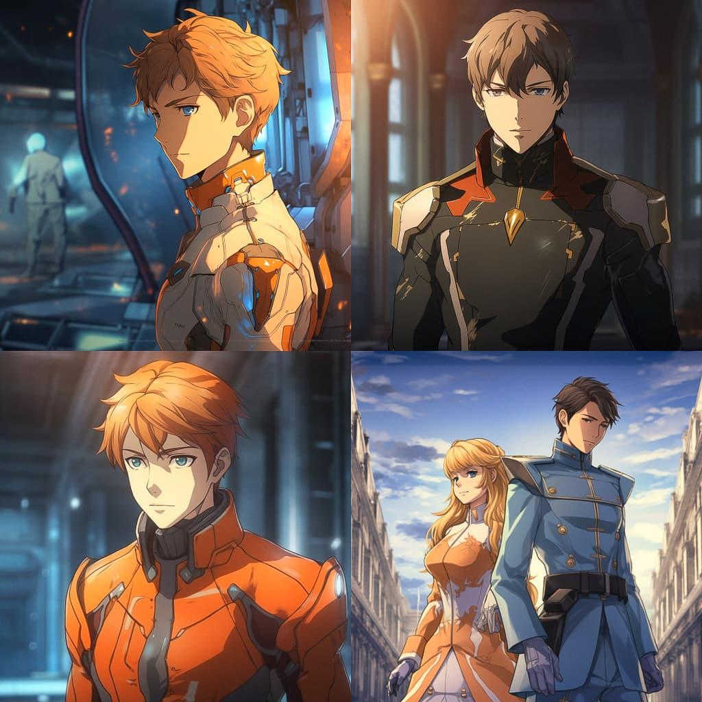 Aldnoah.Zero style, Midjourney V5.1, render 1 of 4