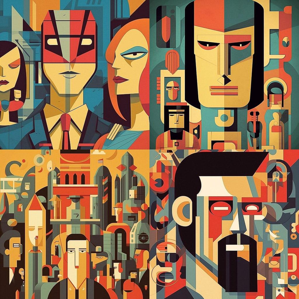 Ale Giorgini style, Midjourney V5.1, render 1 of 4