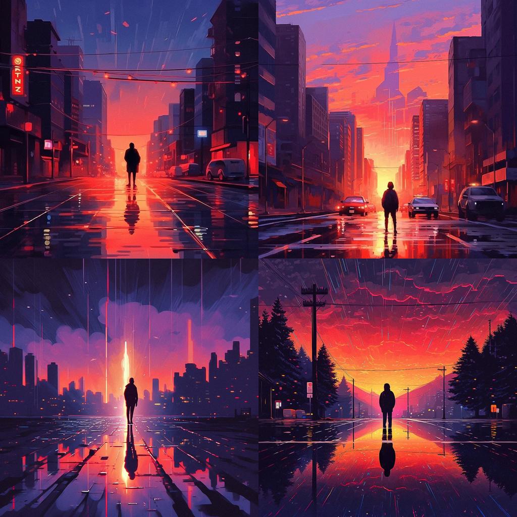 Alena Aenami style, Midjourney V5.1, render 1 of 4
