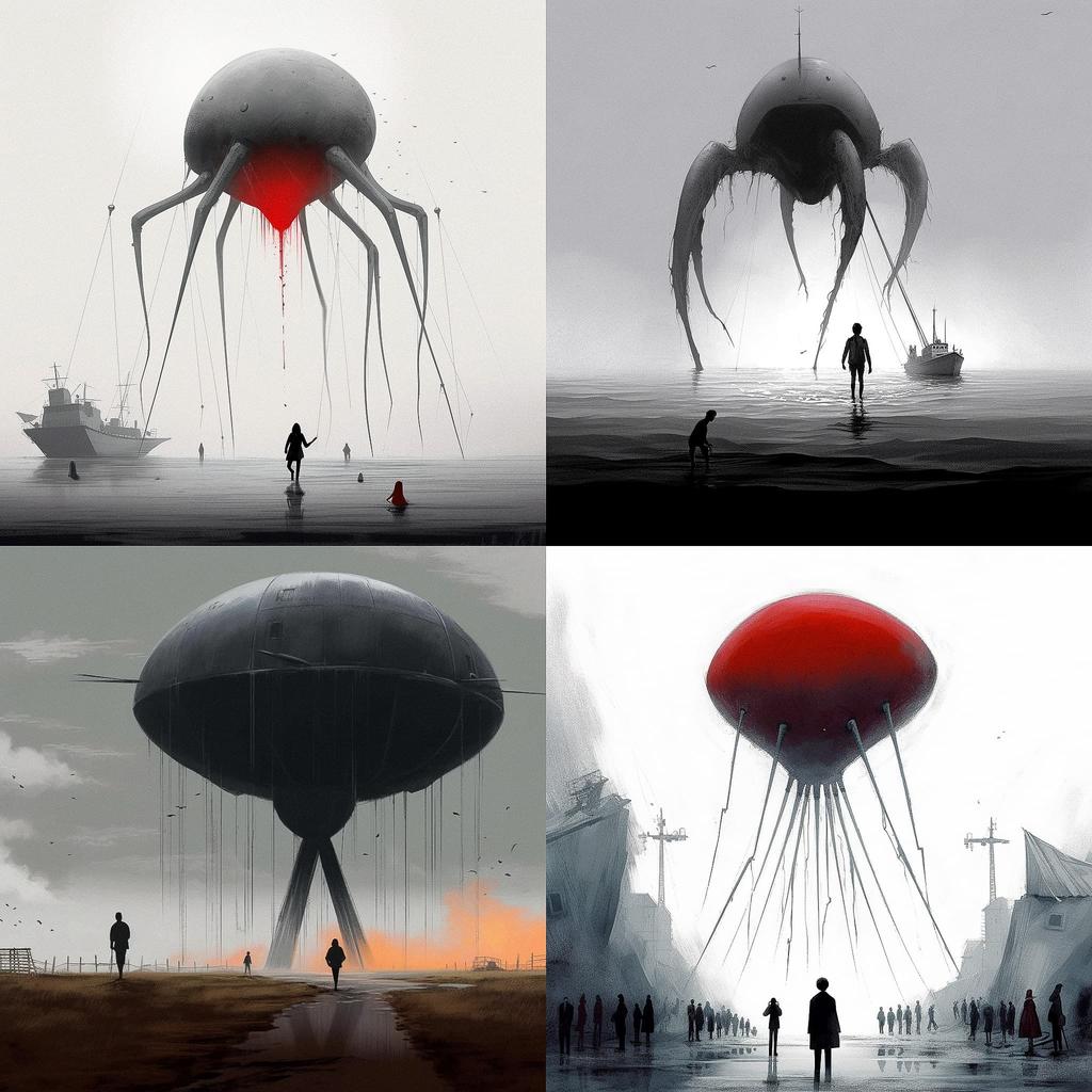 Alex Andreev style, Midjourney V5.1, render 1 of 4