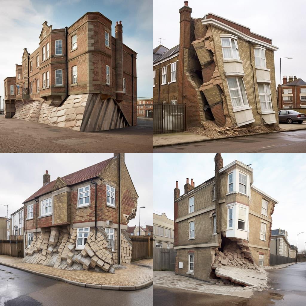 Alex Chinneck style, Midjourney V5.1, render 1 of 4