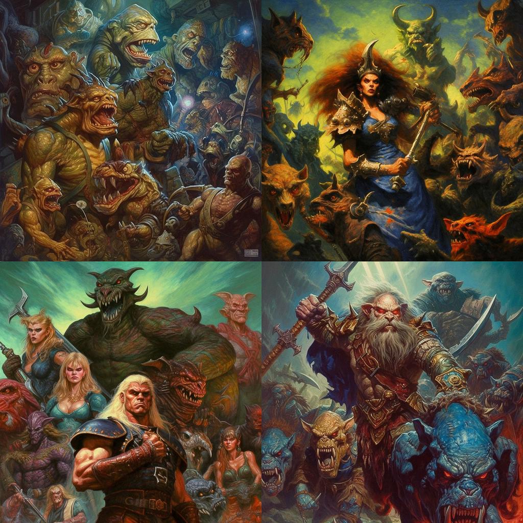 Alex Horley style, Midjourney V5.1, render 1 of 4