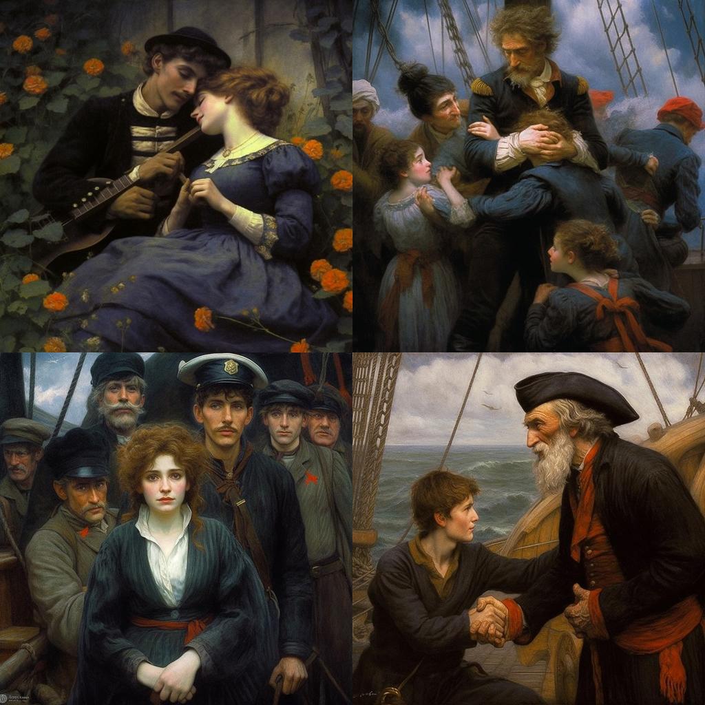 Alfred Guillou style, Midjourney V5.1, render 1 of 4