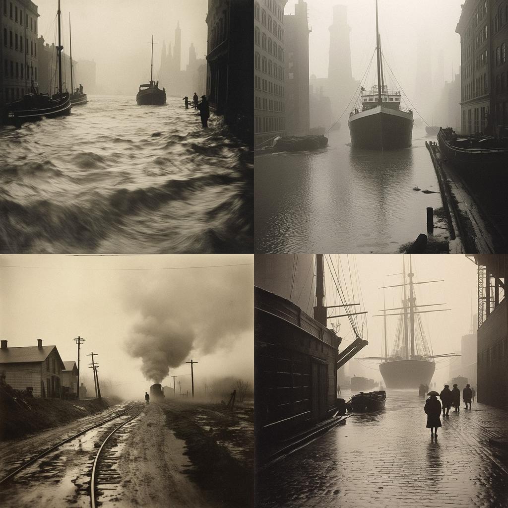 Alfred Stieglitz style, Midjourney V5.1, render 1 of 4