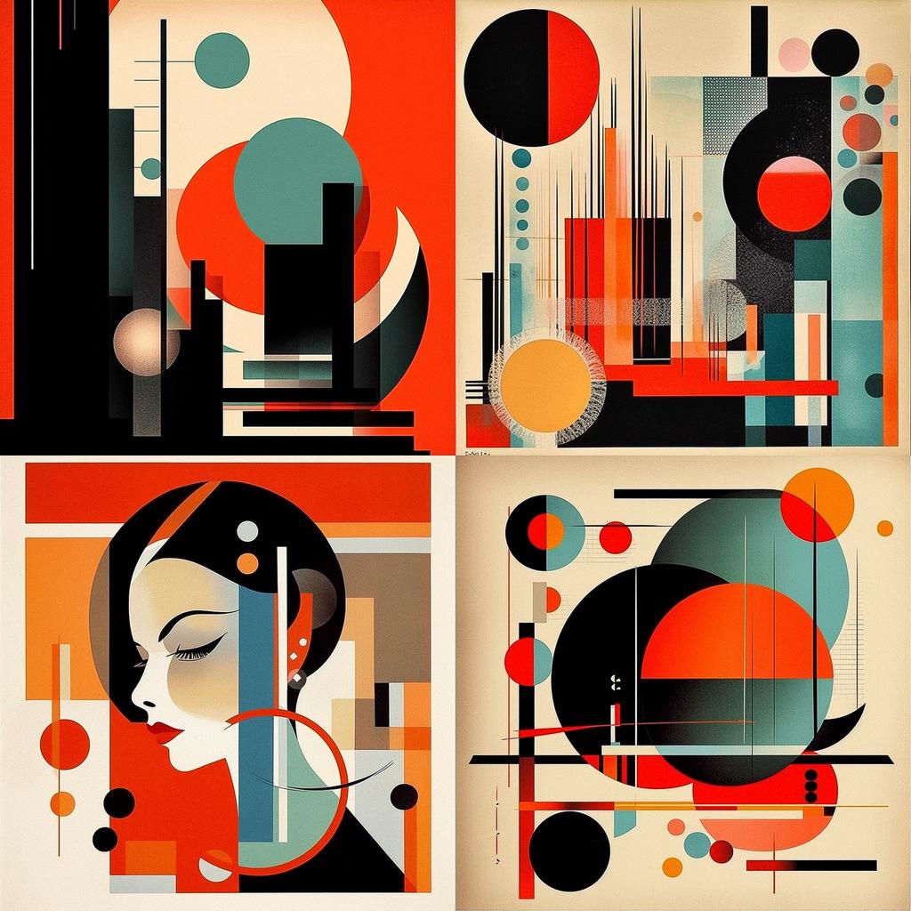 Alvin Lustig style, Midjourney V5.1, render 1 of 4