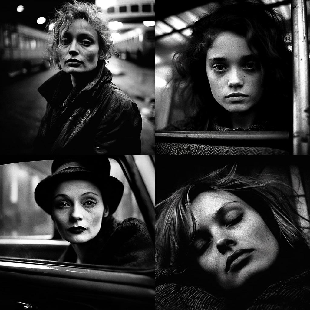 Anders Petersen style, Midjourney V5.1, render 1 of 4