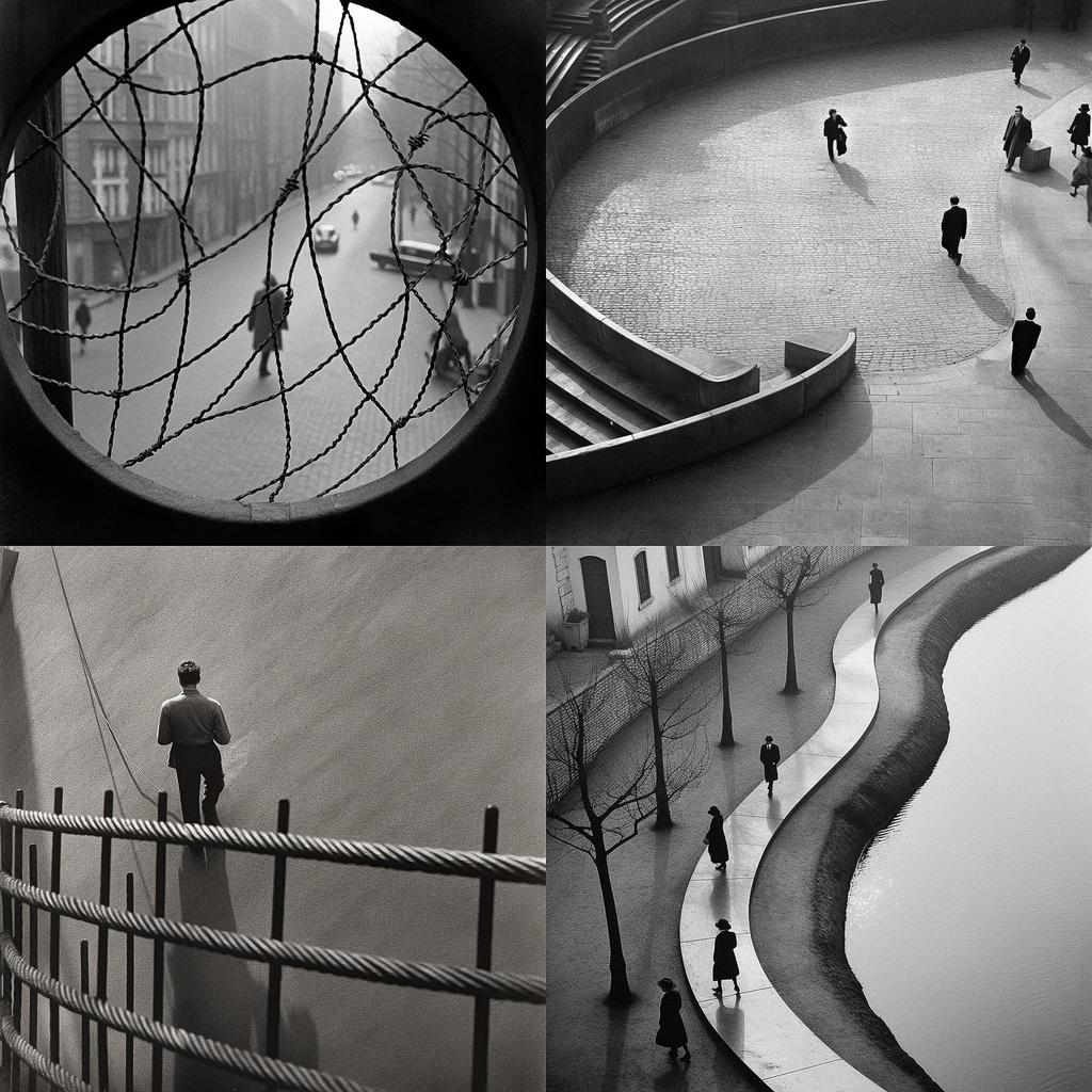 Andre Kertesz style, Midjourney V5.1, render 1 of 4