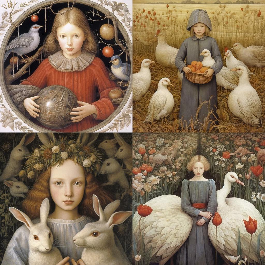 Angela Barrett style, Midjourney V5.1, render 1 of 4