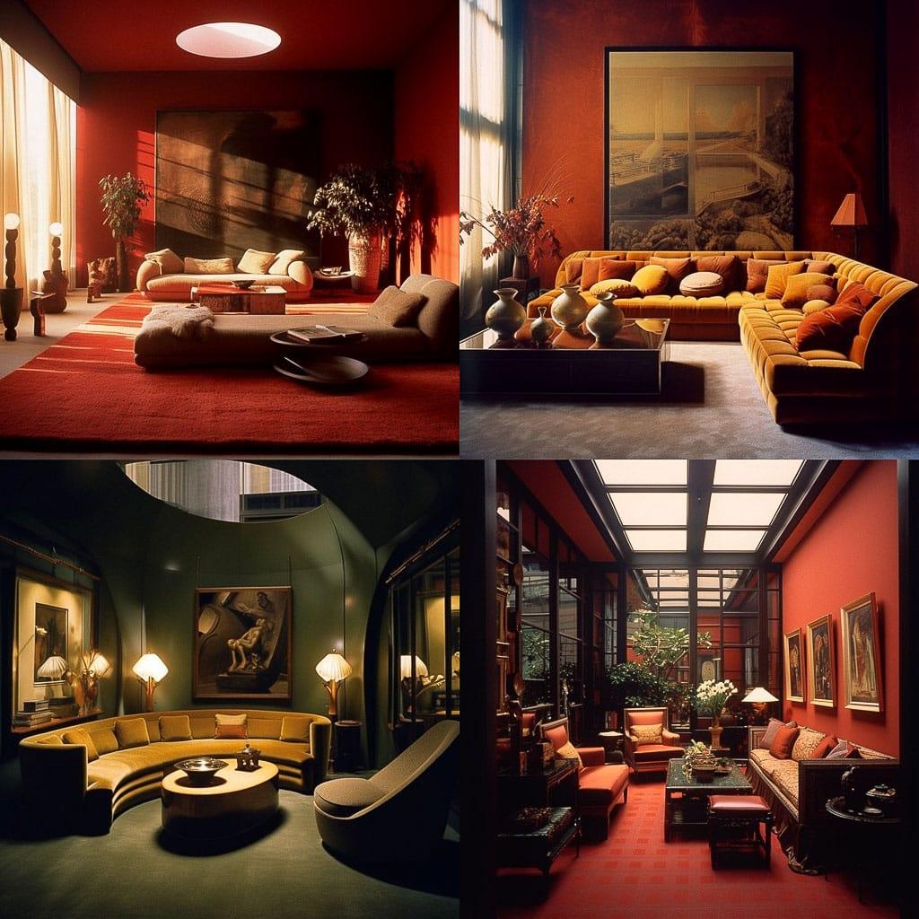 Angelo Donghia style, Midjourney V5.1, render 1 of 4