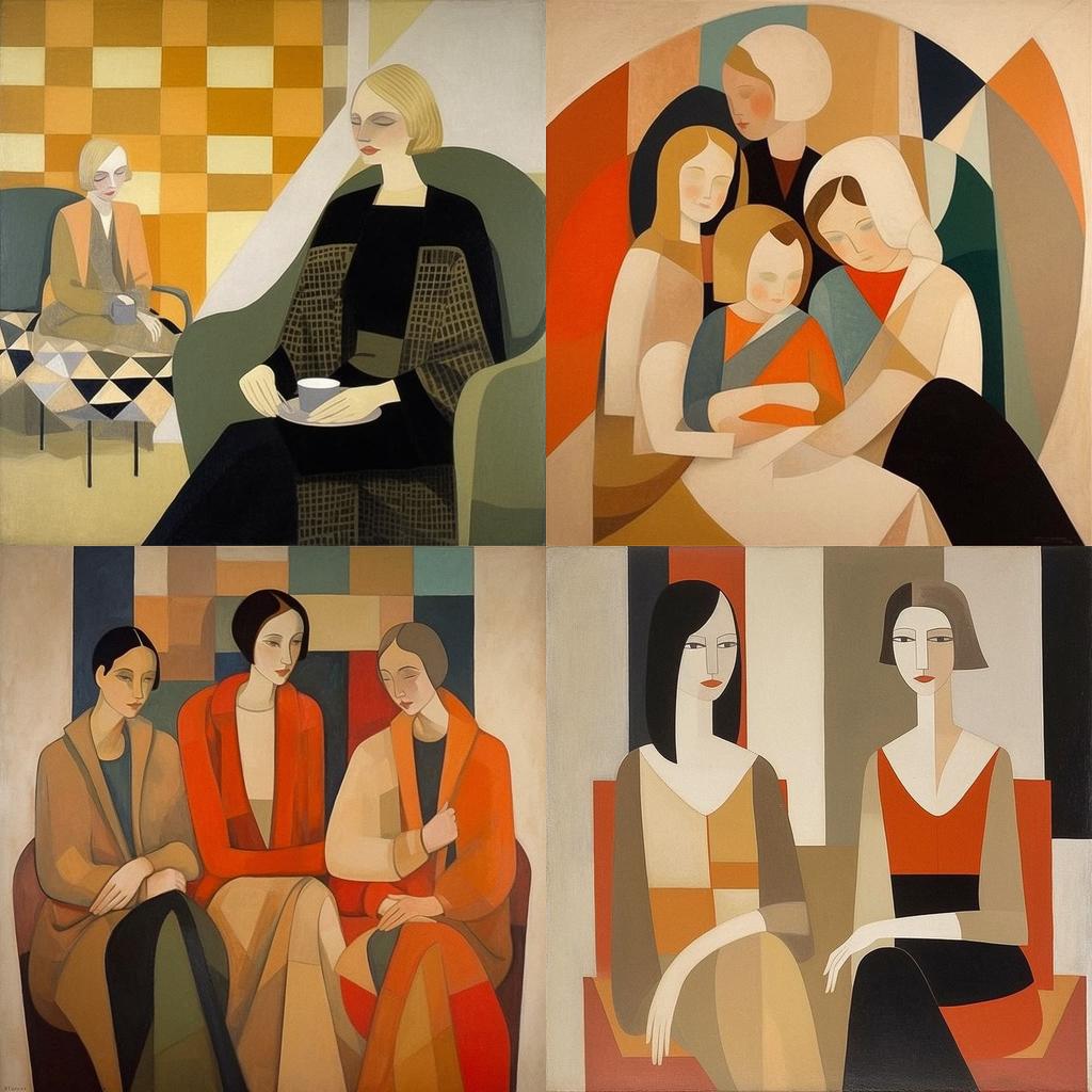 Anne Rothenstein style, Midjourney V5.1, render 1 of 4