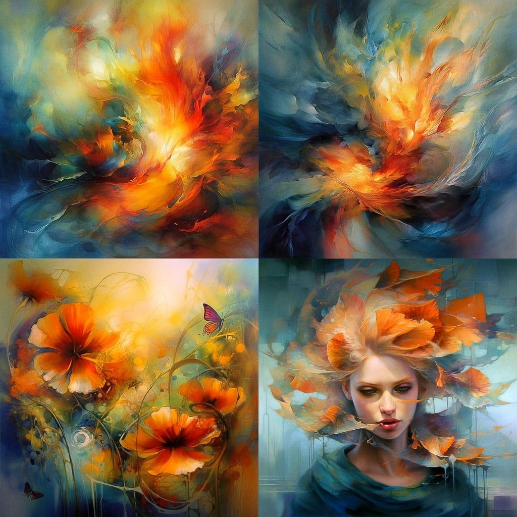 Annette Schmucker style, Midjourney V5.1, render 1 of 4