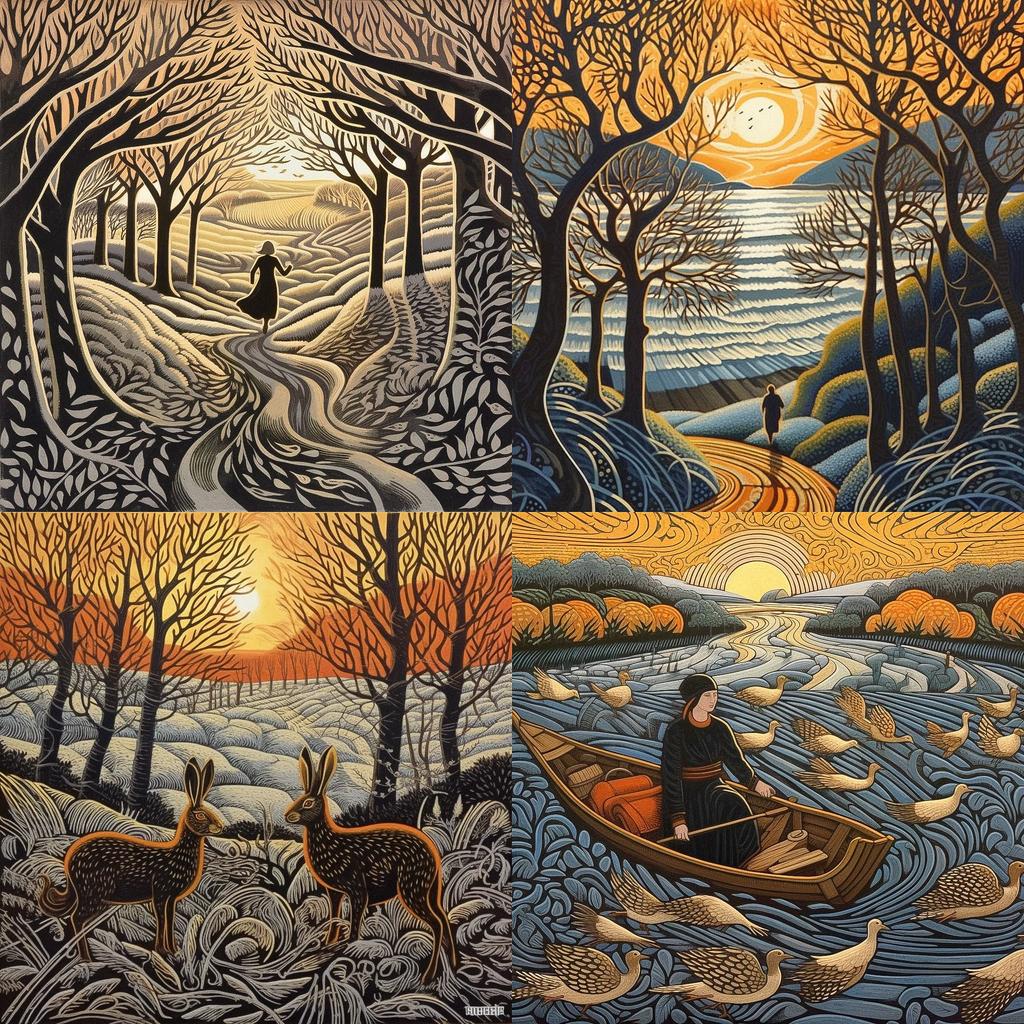 Annie Soudain style, Midjourney V5.1, render 1 of 4