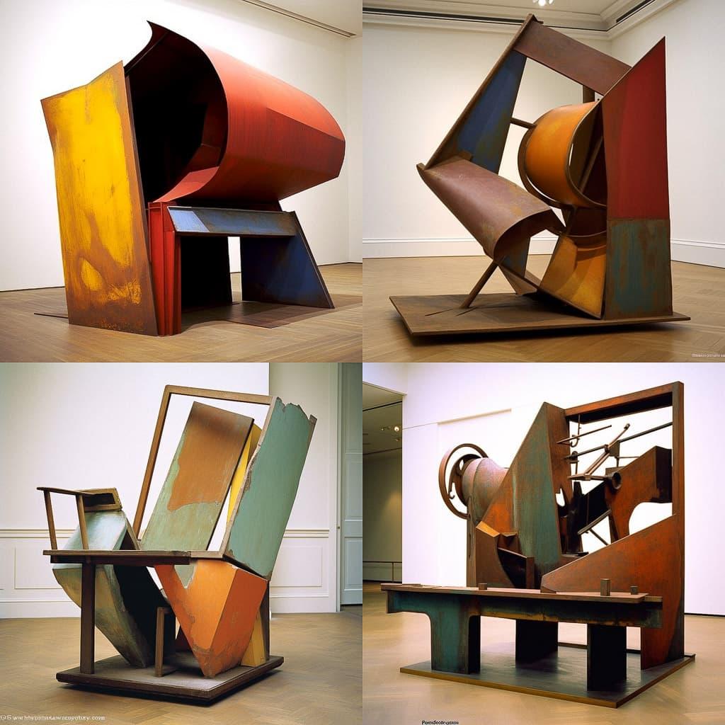 Anthony Caro style, Midjourney V5.1, render 1 of 4