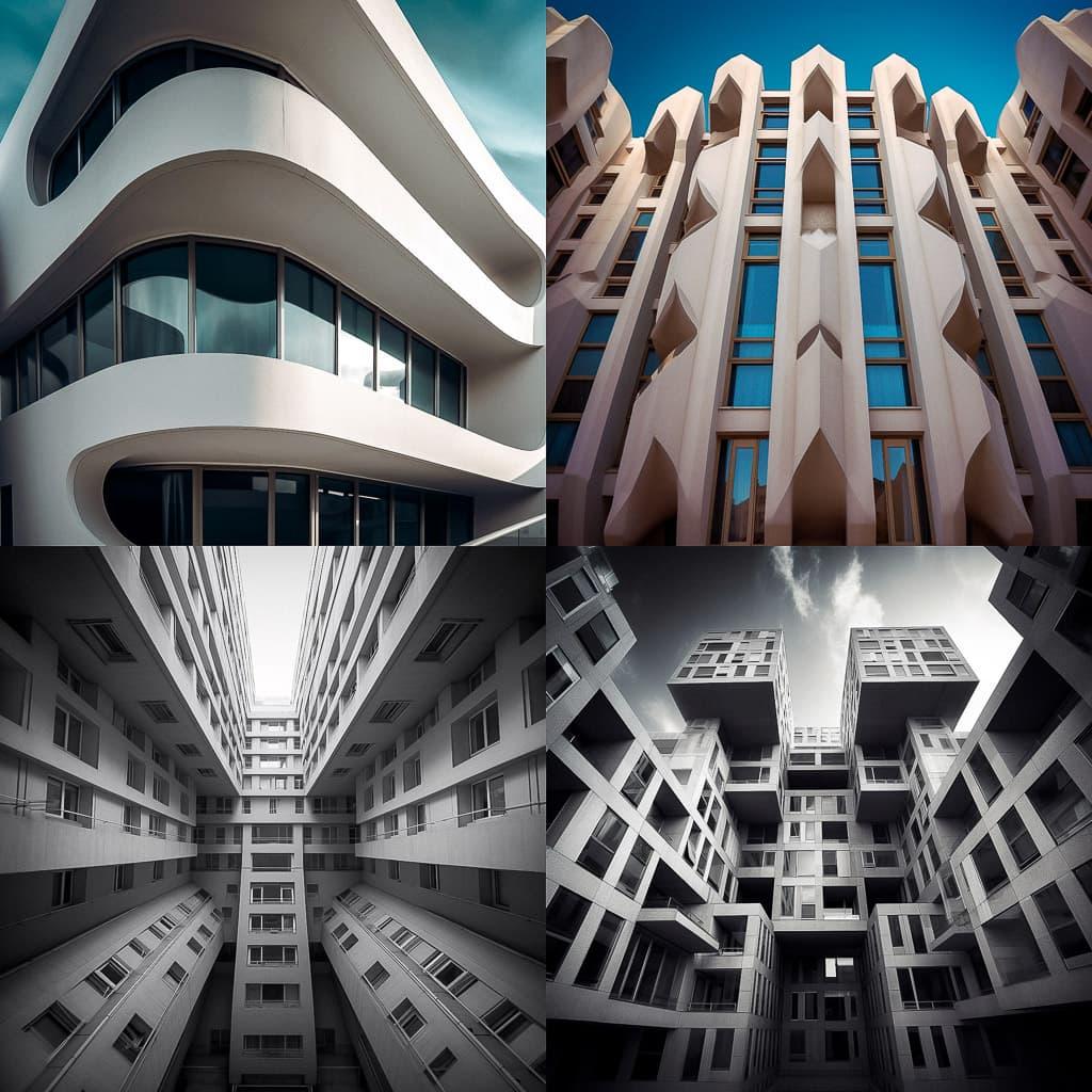 Architectural photography style, Midjourney V5.1, render 1 of 4