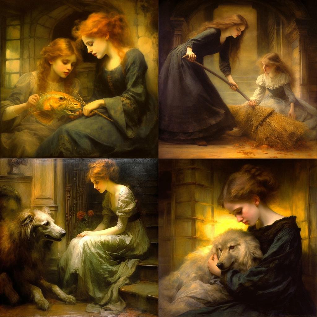 Arthur Hacker style, Midjourney V5.1, render 1 of 4