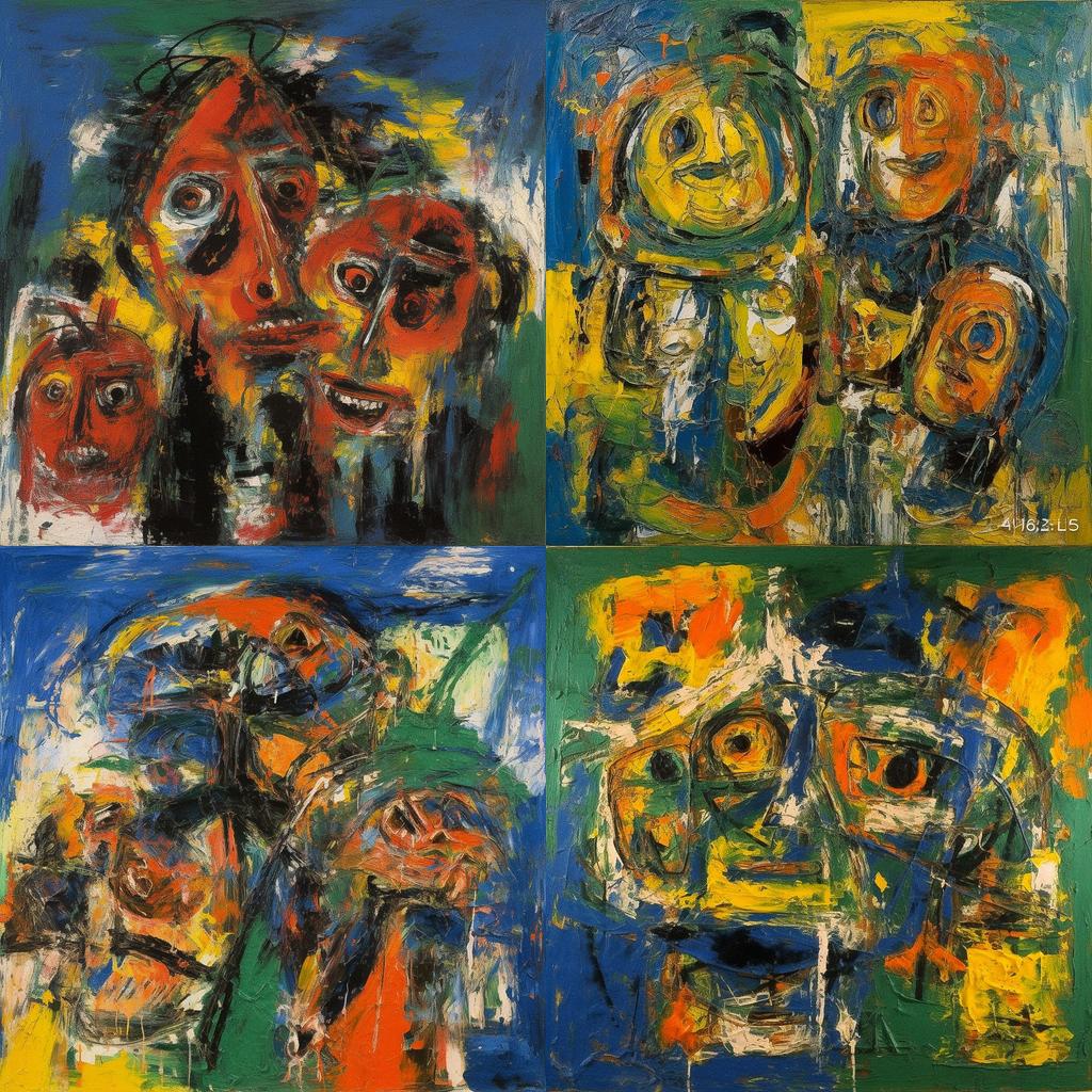 Asger Jorn style, Midjourney V5.1, render 1 of 4