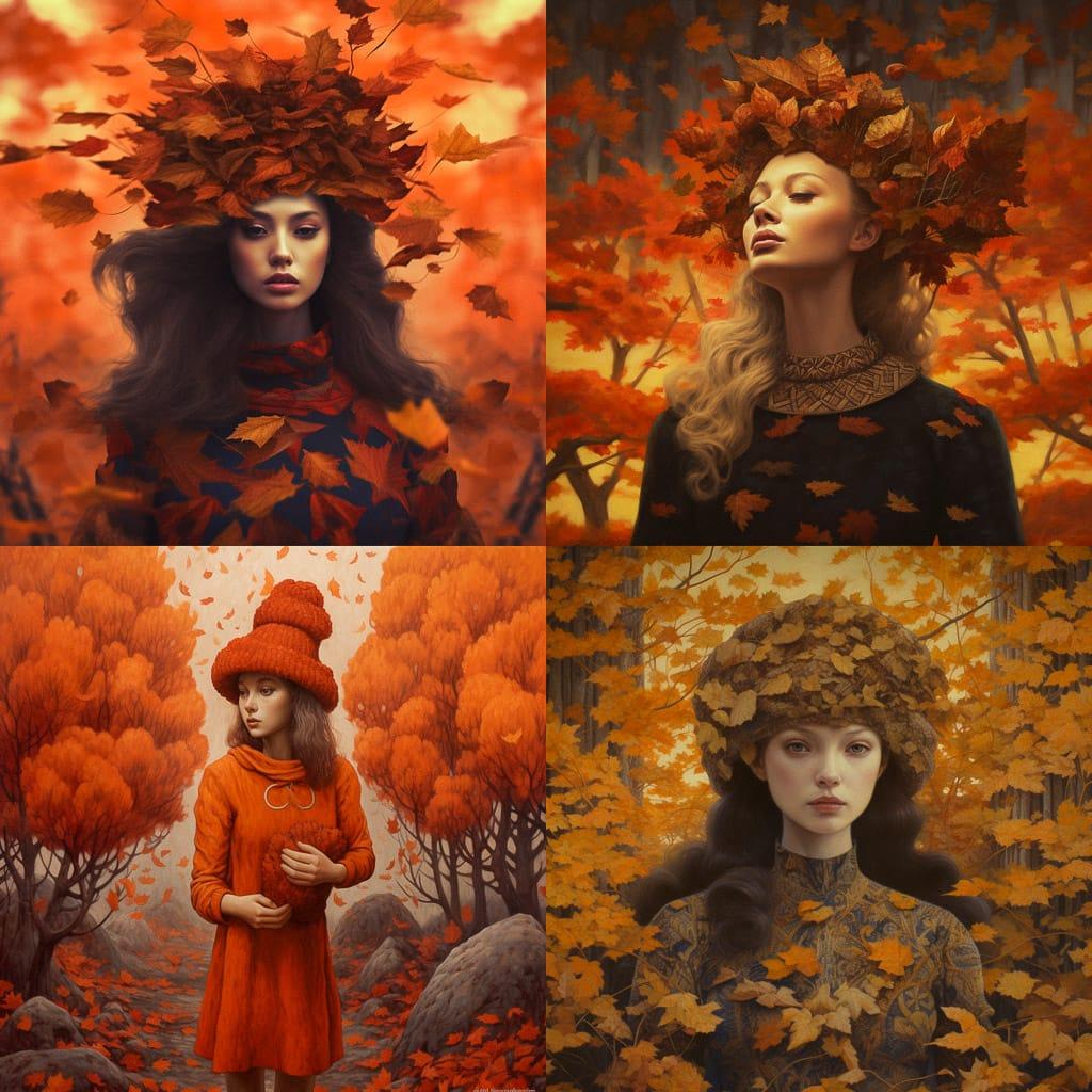 Autumn style, Midjourney V5.1, render 1 of 4