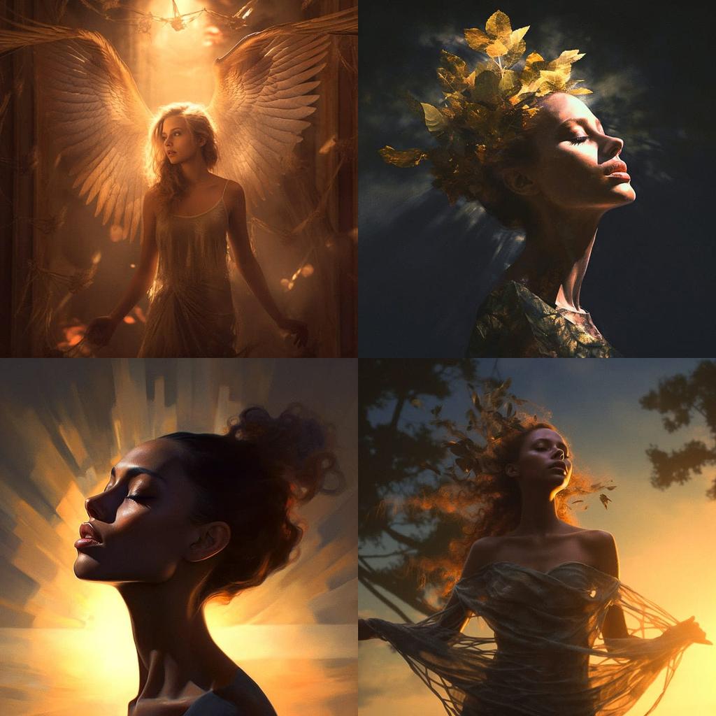 Backlit style, Midjourney V5.1, render 1 of 4