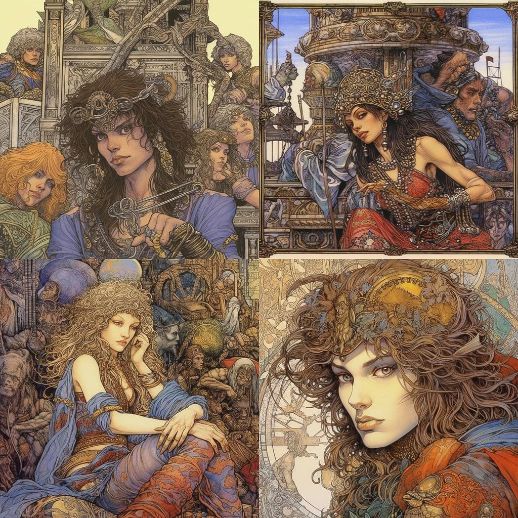 Barry Windsor-Smith style, Midjourney V5.1, render 1 of 4