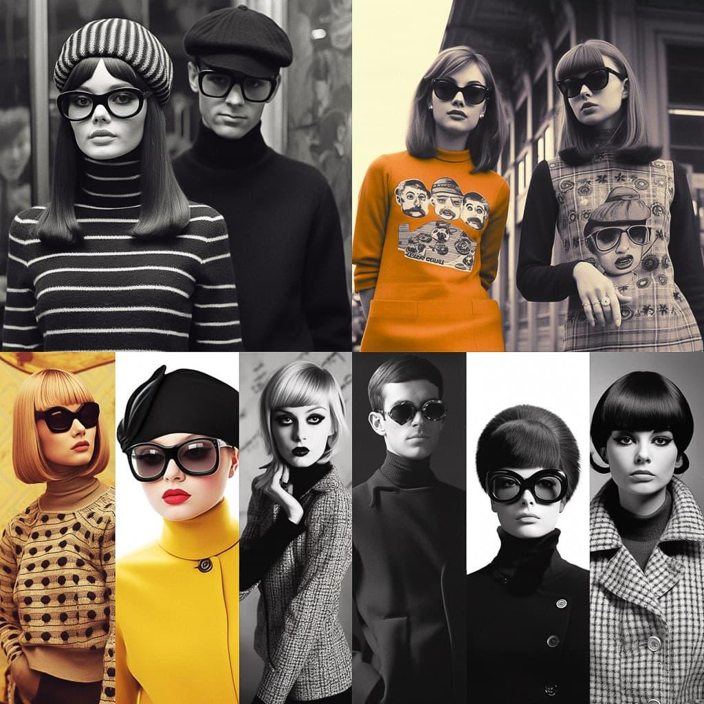 Beatnik fashion style, Midjourney V5.1, render 1 of 4