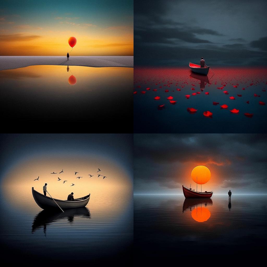 Bess Hamiti style, Midjourney V5.1, render 1 of 4
