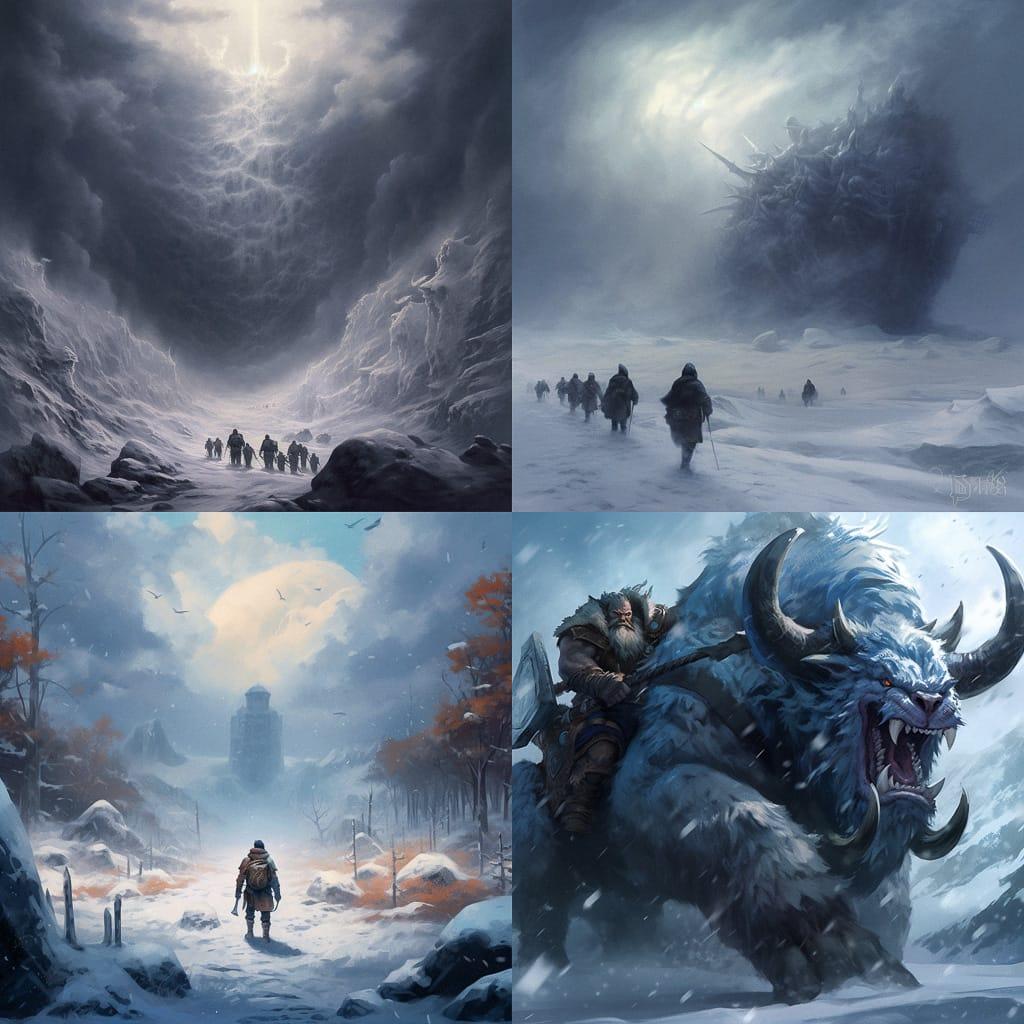 Blizzard style, Midjourney V5.1, render 1 of 4