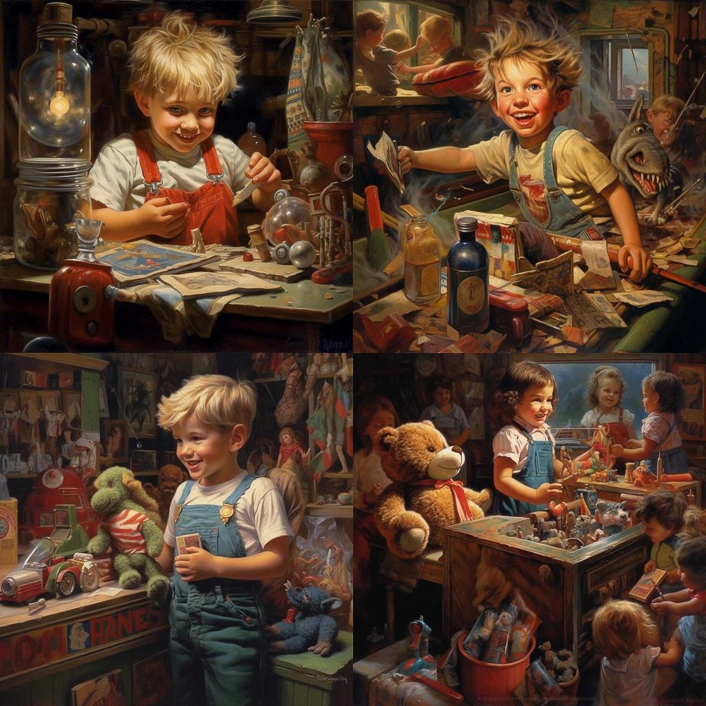 Bob Byerley style, Midjourney V5.1, render 1 of 4