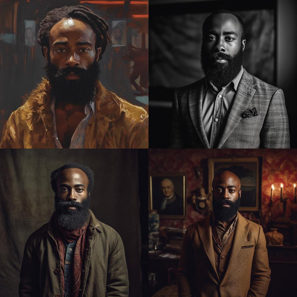 Bradford Young style, Midjourney V5.1, render 1 of 4