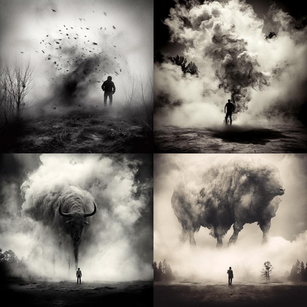 Brandon Kidwell style, Midjourney V5.1, render 1 of 4