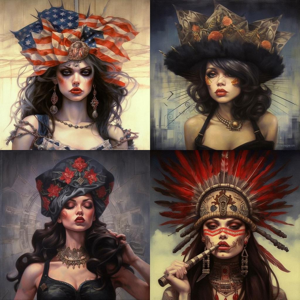 Brian M. Viveros style, Midjourney V5.1, render 1 of 4