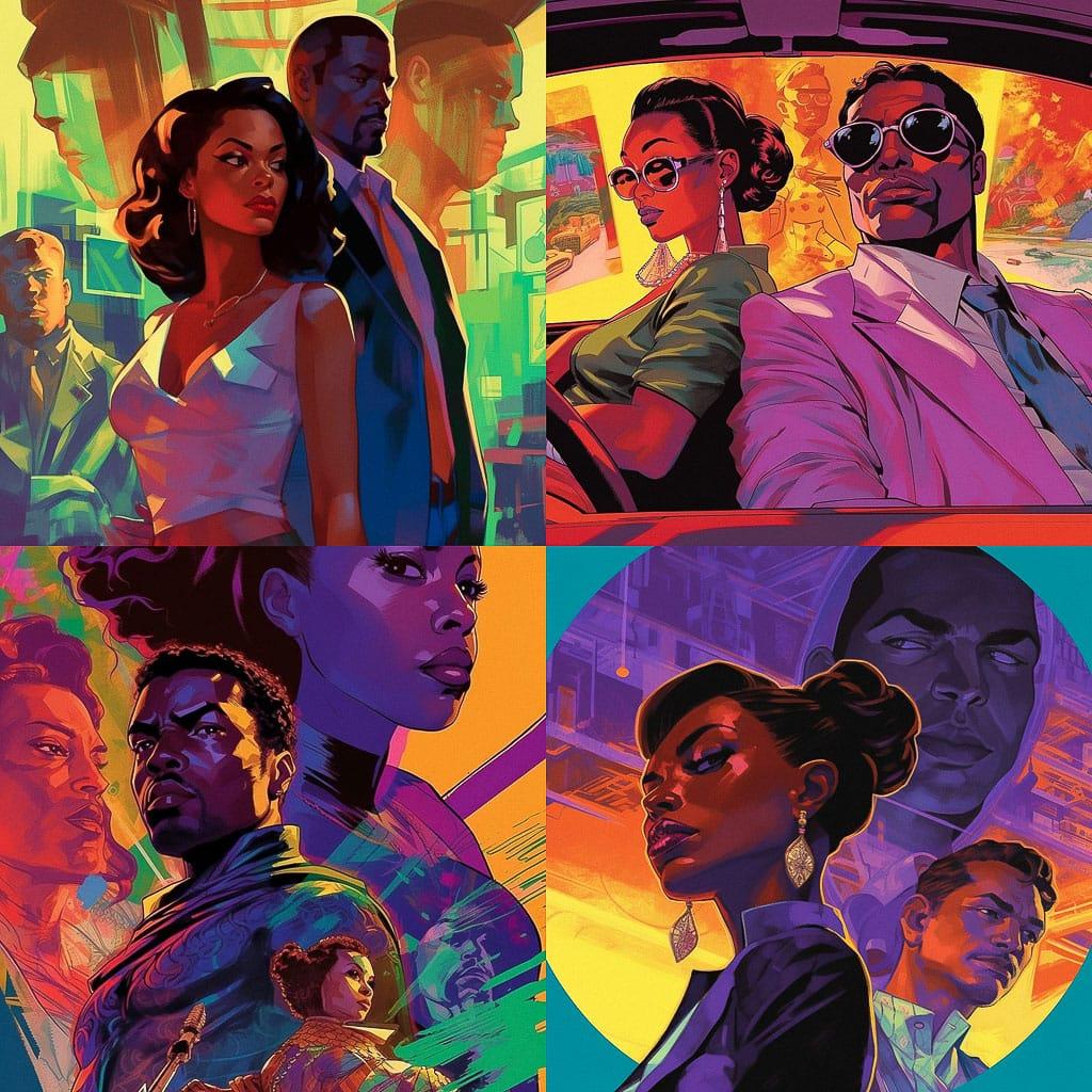 Brian Stelfreeze style, Midjourney V5.1, render 1 of 4