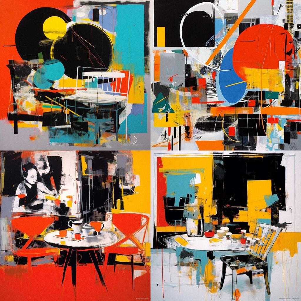 Bruce McLean style, Midjourney V5.1, render 1 of 4