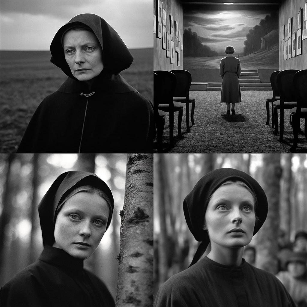 Carl Theodor Dreyer style, Midjourney V5.1, render 1 of 4