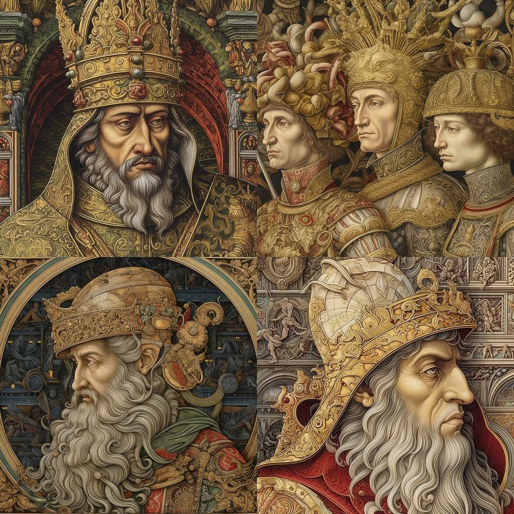 Carlo Crivelli style, Midjourney V5.1, render 1 of 4