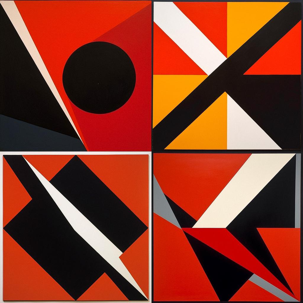 Carmen Herrera style, Midjourney V5.1, render 1 of 4