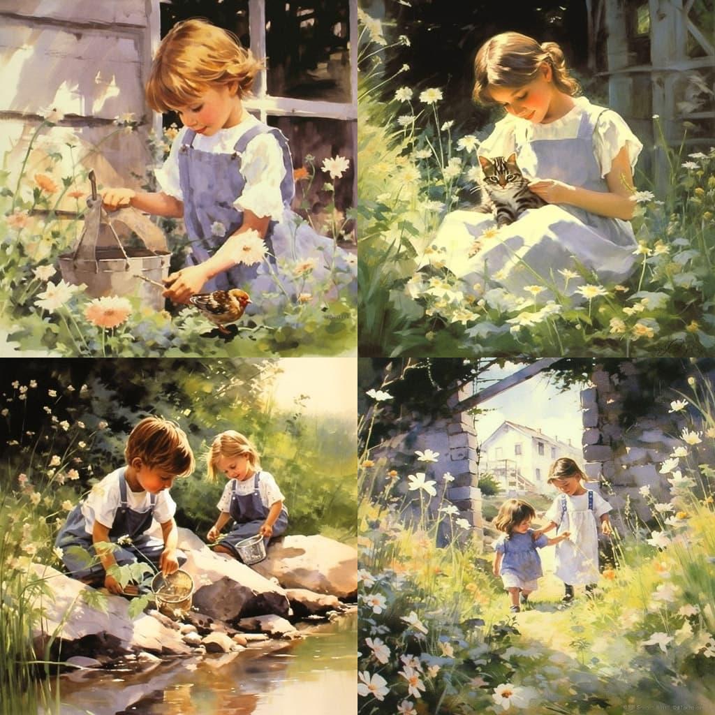 Carolyn Blish style, Midjourney V5.1, render 1 of 4