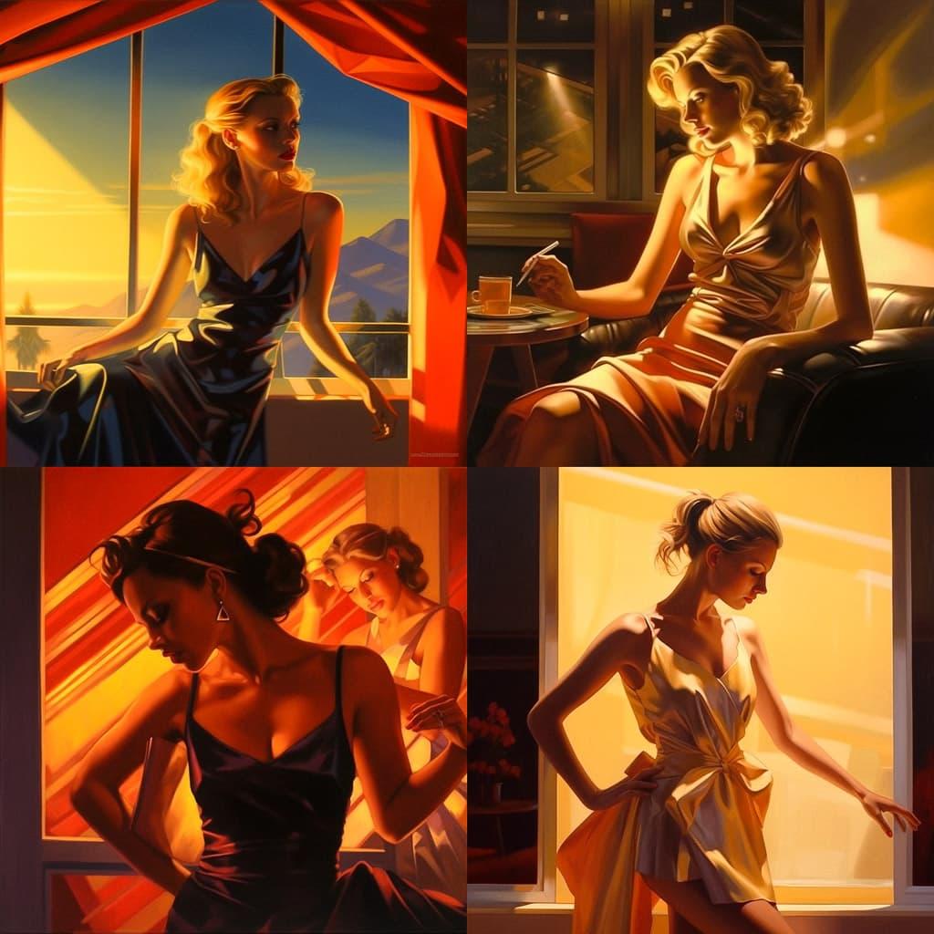 Carrie Graber style, Midjourney V5.1, render 1 of 4