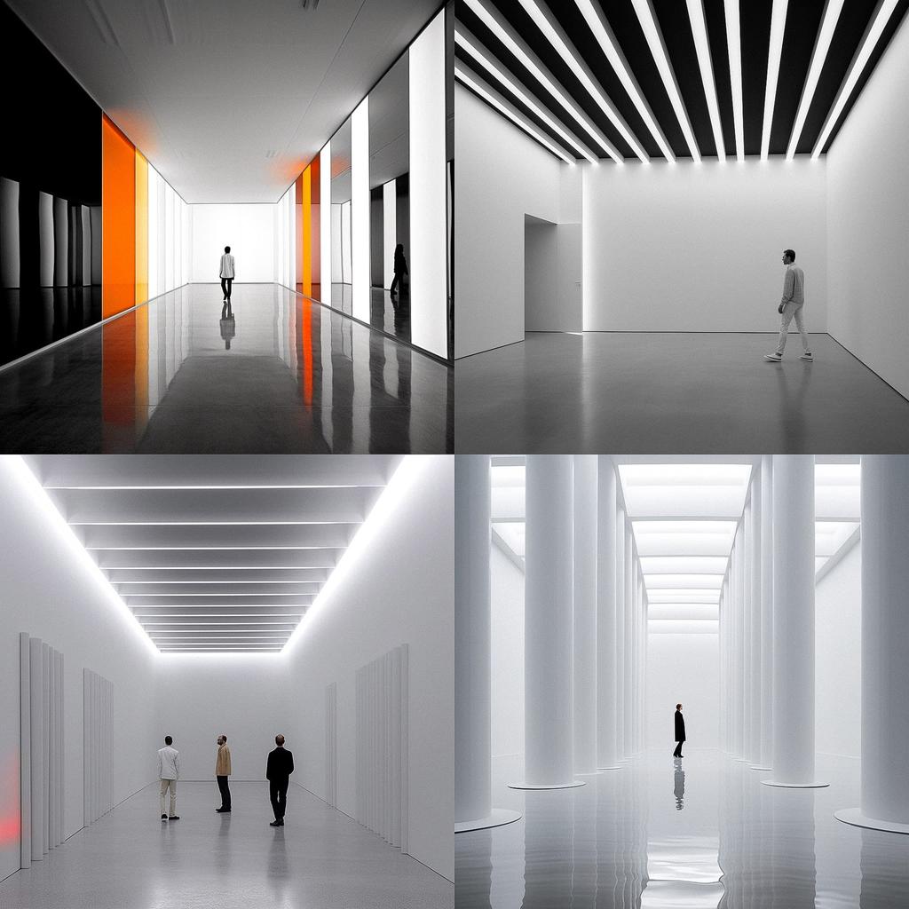 Carsten Nicolai style, Midjourney V5.1, render 1 of 4
