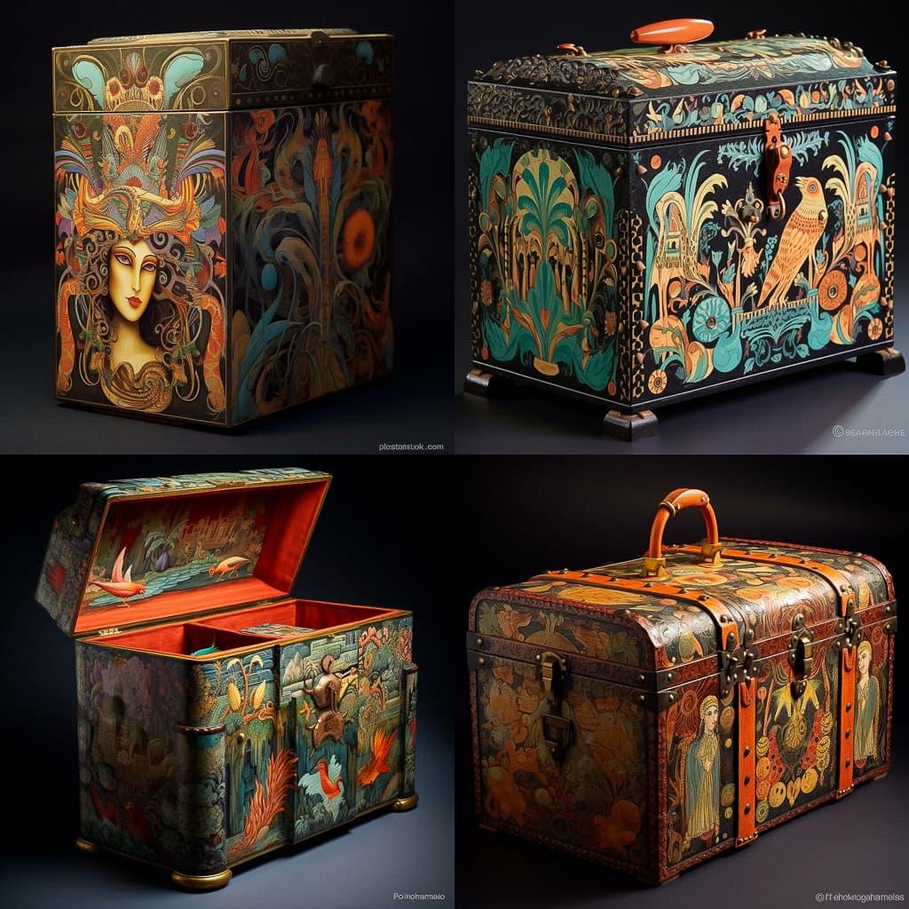 Cartonnage style, Midjourney V5.1, render 1 of 4