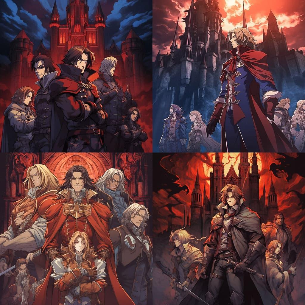 Castlevania style, Midjourney V5.1, render 1 of 4